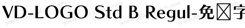 VD-LOGO Std B Regul字体转换
